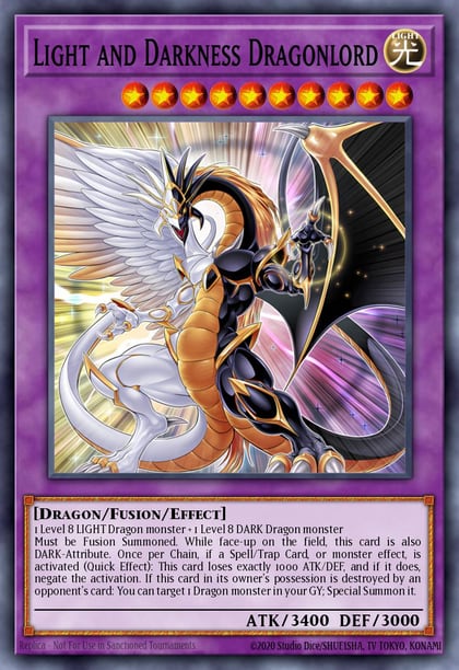 Light and Darkness Dragonlord, 2025 Mega-Pack MP25-EN009