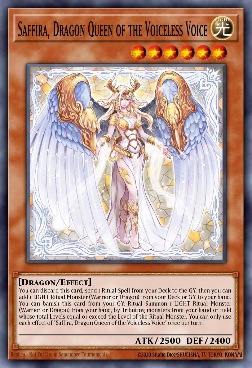 Saffira, Dragon Queen of the Voiceless Voice, 2025 Mega-Pack MP25-EN053