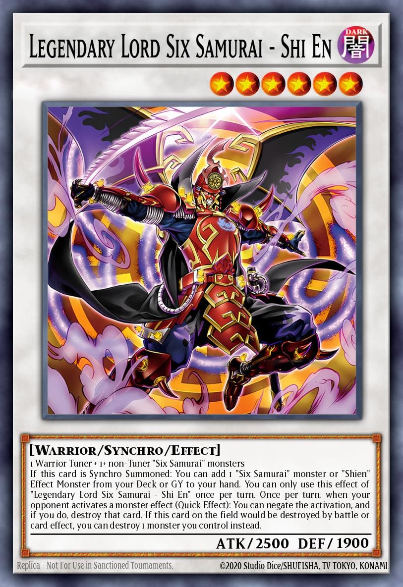 Legendary Lord Six Samurai - Shi En, 2025 Mega-Pack MP25-EN107