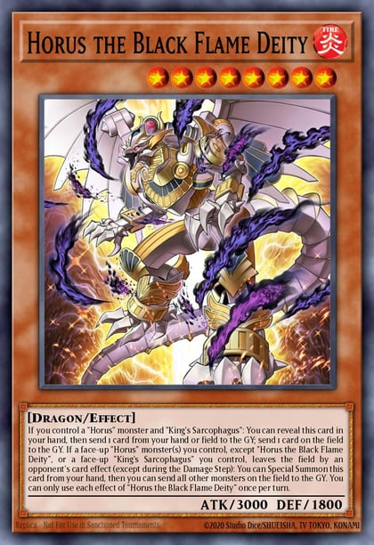 Horus the Black Flame Deity, 2025 Mega-Pack MP25-EN158