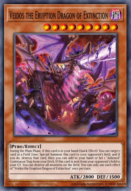 Veidos the Eruption Dragon of Extinction, 2025 Mega-Pack MP25-EN175