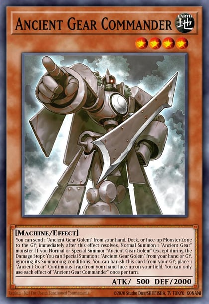 Ancient Gear Commander, 2025 Mega-Pack MP25-EN179