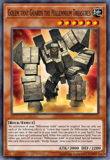 Golem that Guards the Millennium Treasures, 2025 Mega-Pack MP25-EN208