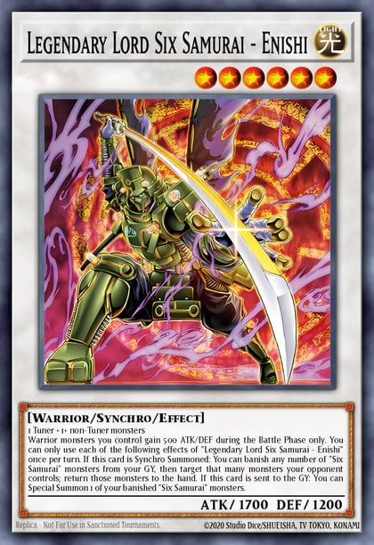 Legendary Lord Six Samurai - Enishi, 2025 Mega-Pack MP25-EN247