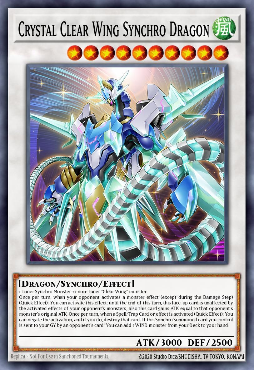 Crystal Clear Wing Synchro Dragon, 2025 Mega-Pack MP25-EN276