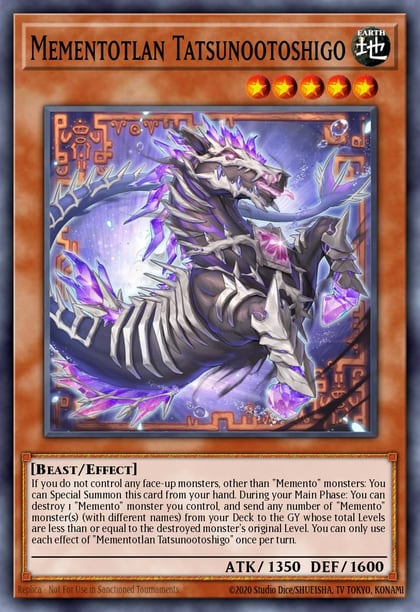 Mementotlan Tatsunootoshigo, 2025 Mega-Pack MP25-EN294