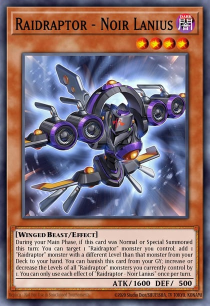 Raidraptor - Noir Lanius, 2025 Mega-Pack MP25-EN302