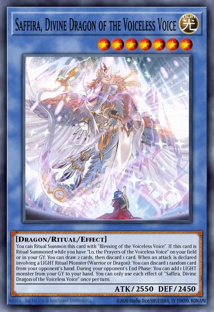 Saffira, Divine Dragon of the Voiceless Voice, 2025 Mega-Pack MP25-EN352