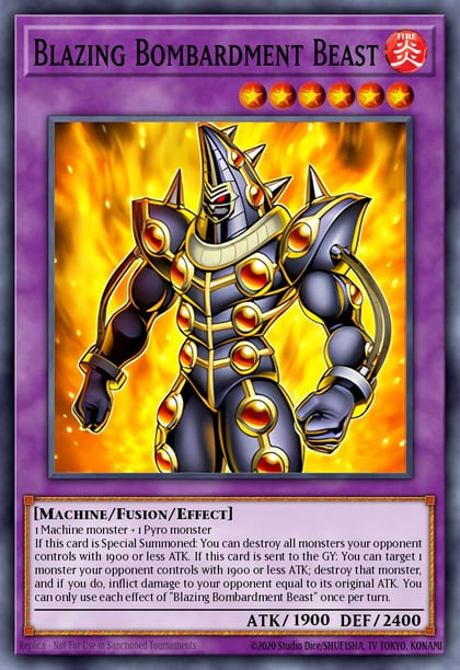 Blazing Bombardment Beast, 2025 Mega-Pack MP25-EN406