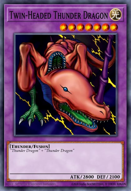 Twin-Headed Thunder Dragon, Metal Raiders (Worldwide English) MRD-EN120