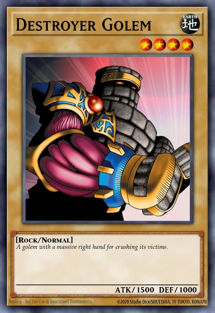 Destroyer Golem, Metal Raiders (25th Anniversary Edition) MRD-EN040