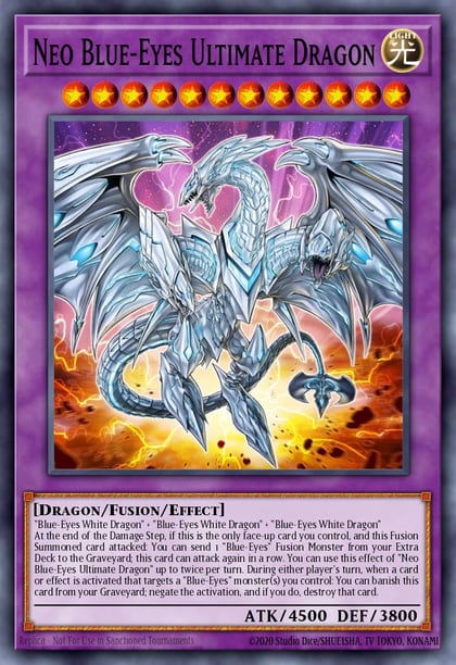 Neo Blue-Eyes Ultimate Dragon, The Dark Side of Dimensions Movie Pack MVP1-EN001