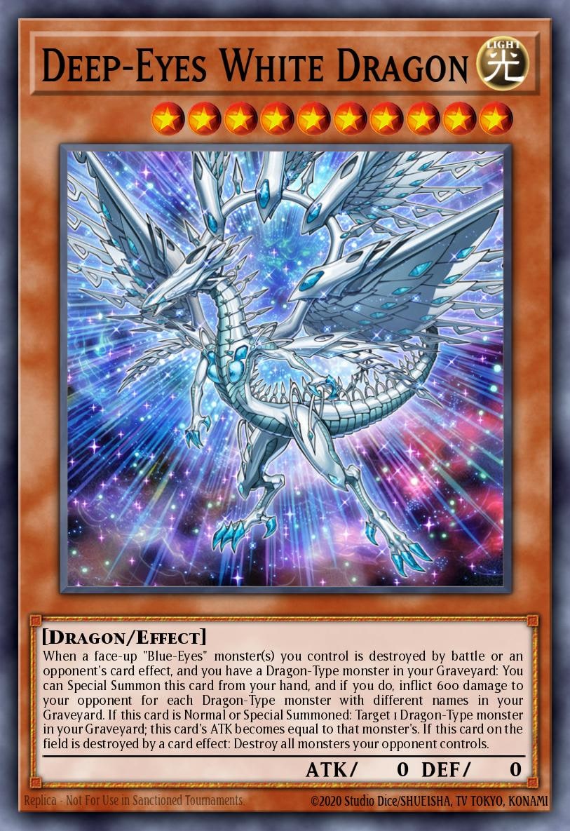 Deep-Eyes White Dragon, The Dark Side of Dimensions Movie Pack MVP1-EN005