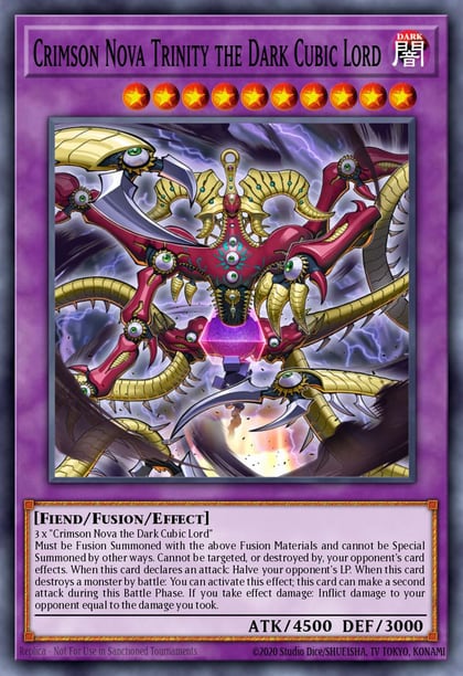 Crimson Nova Trinity the Dark Cubic Lord, The Dark Side of Dimensions Movie Pack MVP1-EN040