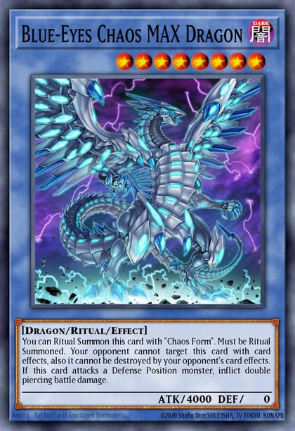 Blue-Eyes Chaos MAX Dragon, The Dark Side of Dimensions Movie Pack: Gold Edition MVP1-ENG04