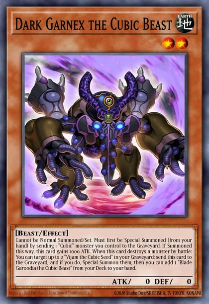 Dark Garnex the Cubic Beast, The Dark Side of Dimensions Movie Pack: Gold Edition MVP1-ENG33