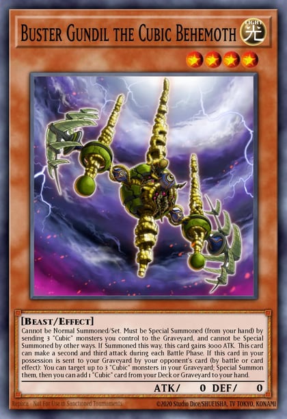 Buster Gundil the Cubic Behemoth, The Dark Side of Dimensions Movie Pack: Secret Edition MVP1-ENS35
