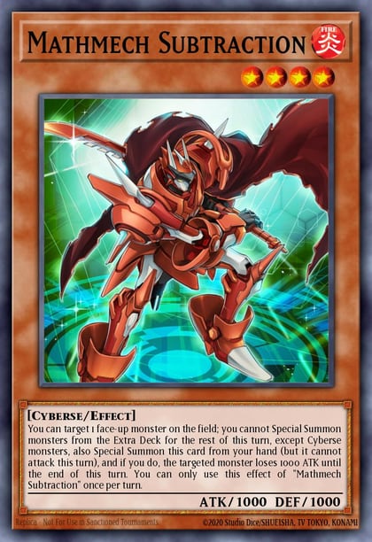 Mathmech Subtraction, Mystic Fighters MYFI-EN004