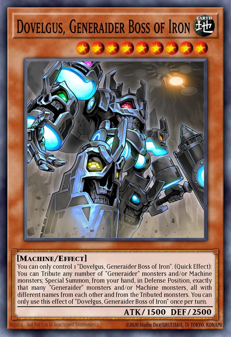 Dovelgus, Generaider Boss of Iron, Mystic Fighters MYFI-EN029