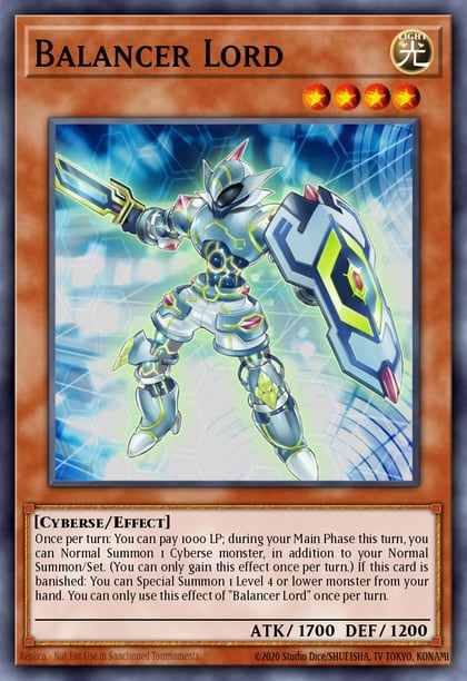 Balancer Lord, Mystic Fighters MYFI-EN047