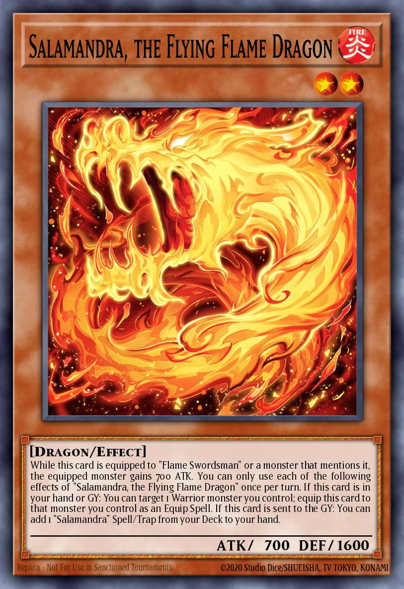 Salamandra, the Flying Flame Dragon, Maze of Millennia MZMI-EN002