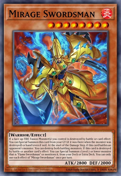 Mirage Swordsman, Maze of Millennia MZMI-EN003