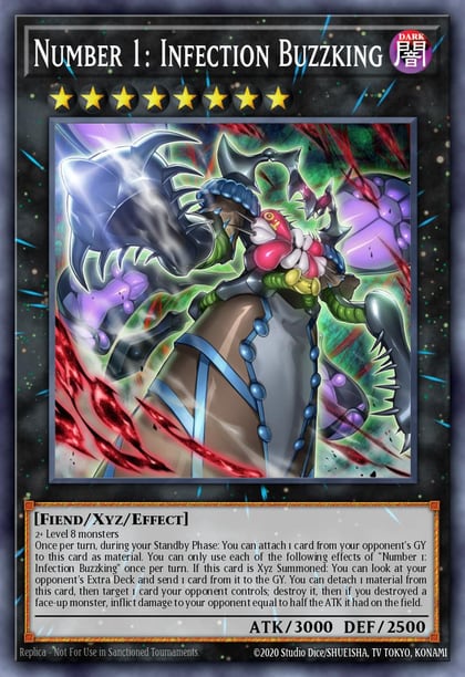 Number 1: Infection Buzzking (CR), Maze of Millennia MZMI-EN023