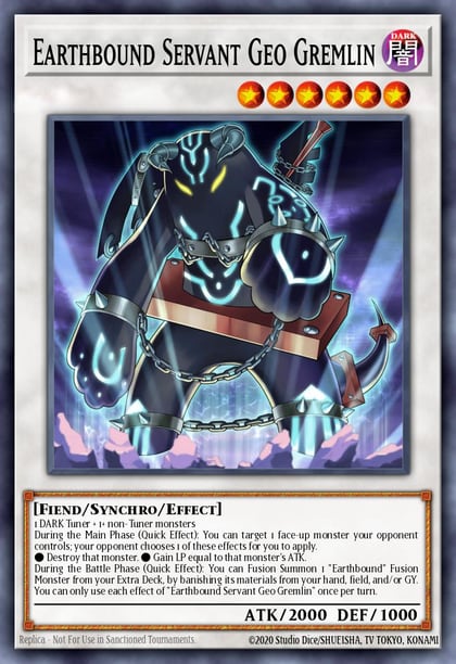 Earthbound Servant Geo Gremlin, Maze of Millennia MZMI-EN032