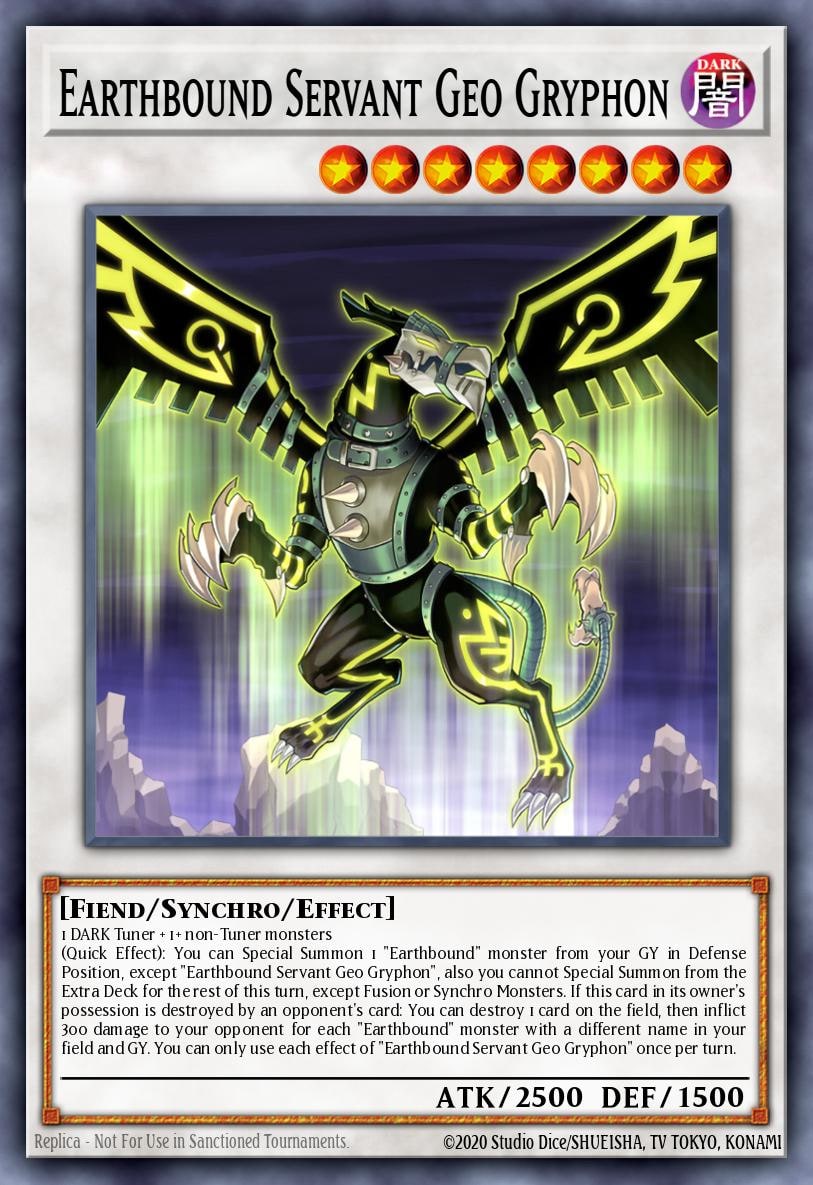 Earthbound Servant Geo Gryphon, Maze of Millennia MZMI-EN033