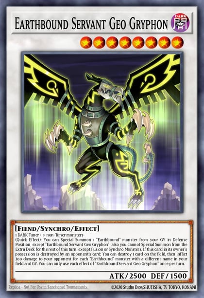 Earthbound Servant Geo Gryphon, Maze of Millennia MZMI-EN033