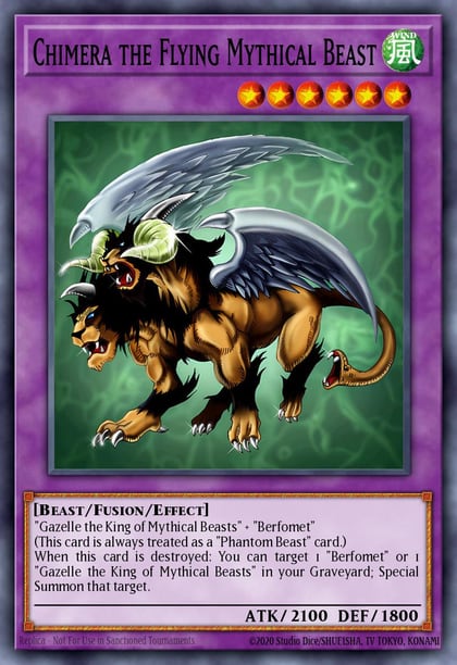 Chimera the Flying Mythical Beast (CR), Maze of Millennia MZMI-EN040