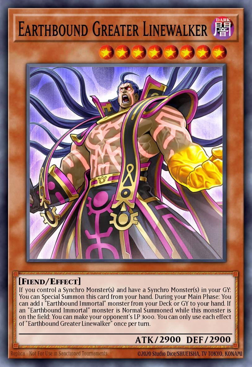 Earthbound Greater Linewalker, Maze of Millennia MZMI-EN050