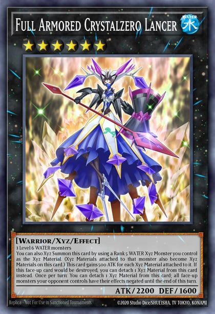 Full Armored Crystalzero Lancer, Maze of Millennia MZMI-EN053