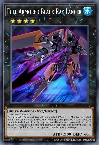 Full Armored Black Ray Lancer, Maze of Millennia MZMI-EN054