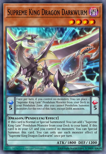 Supreme King Dragon Darkwurm, Maze of Millennia MZMI-EN057