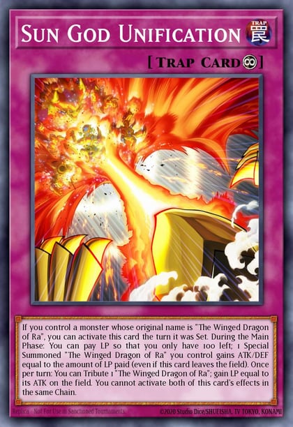 Sun God Unification, Maze of Millennia MZMI-EN071
