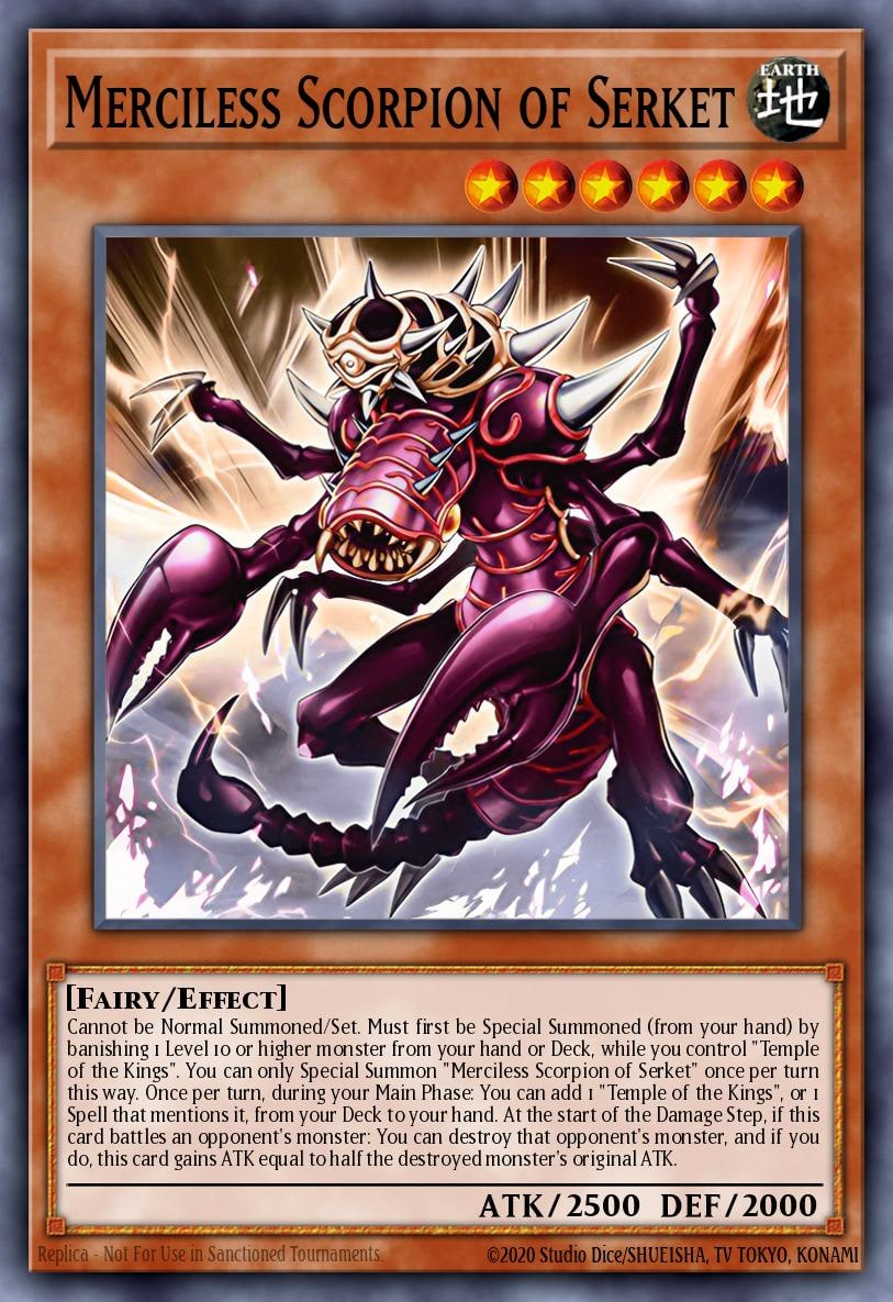 Merciless Scorpion of Serket, Maze of the Master MZTM-EN002
