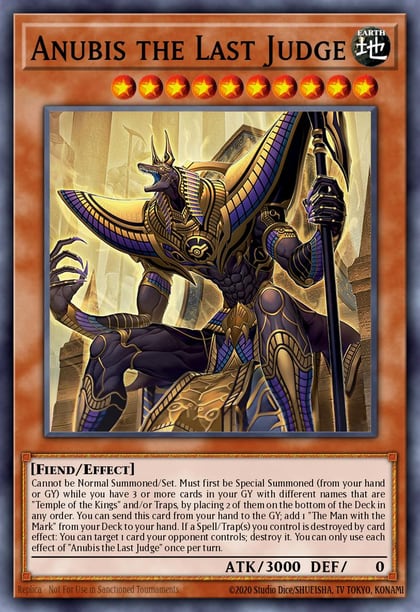 Anubis the Last Judge (CR), Maze of the Master MZTM-EN003