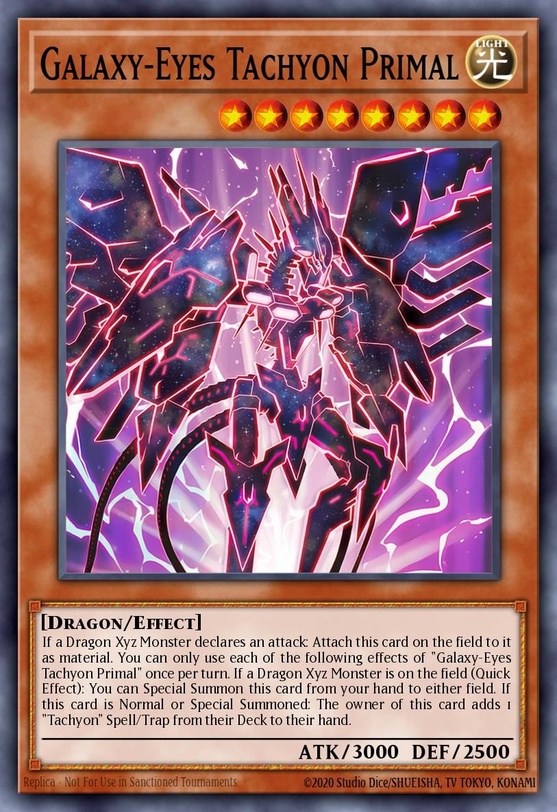 Galaxy-Eyes Tachyon Primal, Maze of the Master MZTM-EN011