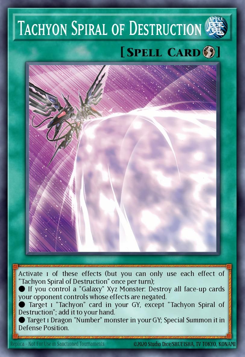 Tachyon Spiral of Destruction, Maze of the Master MZTM-EN015