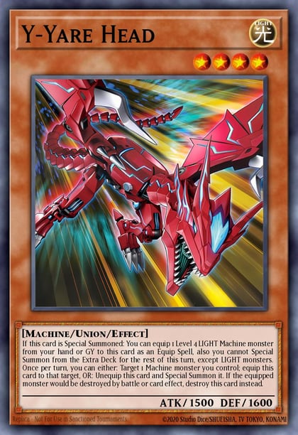 Y-Yare Head, Maze of the Master MZTM-EN019