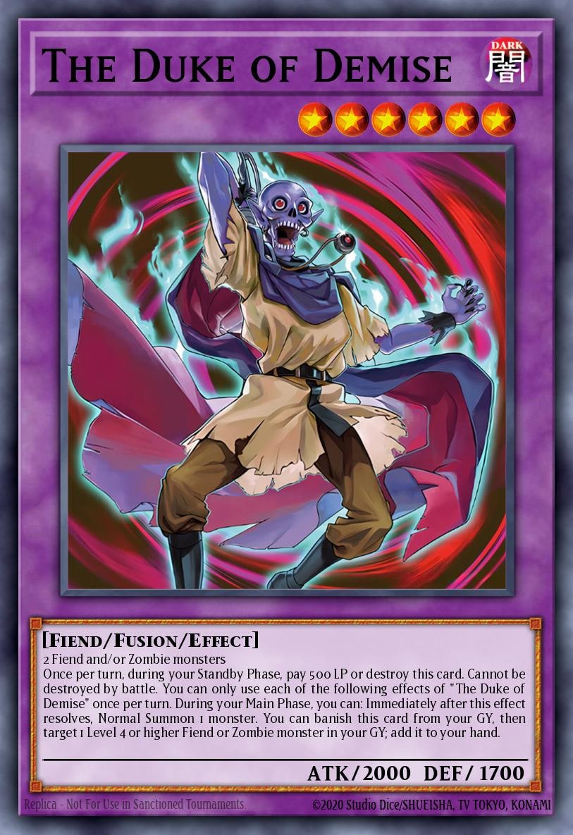 The Duke of Demise, Maze of the Master MZTM-EN033