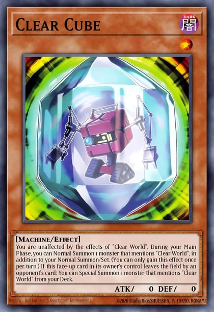 Clear Cube, Maze of the Master MZTM-EN039