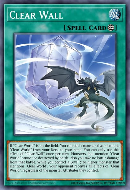 Clear Wall, Maze of the Master MZTM-EN041