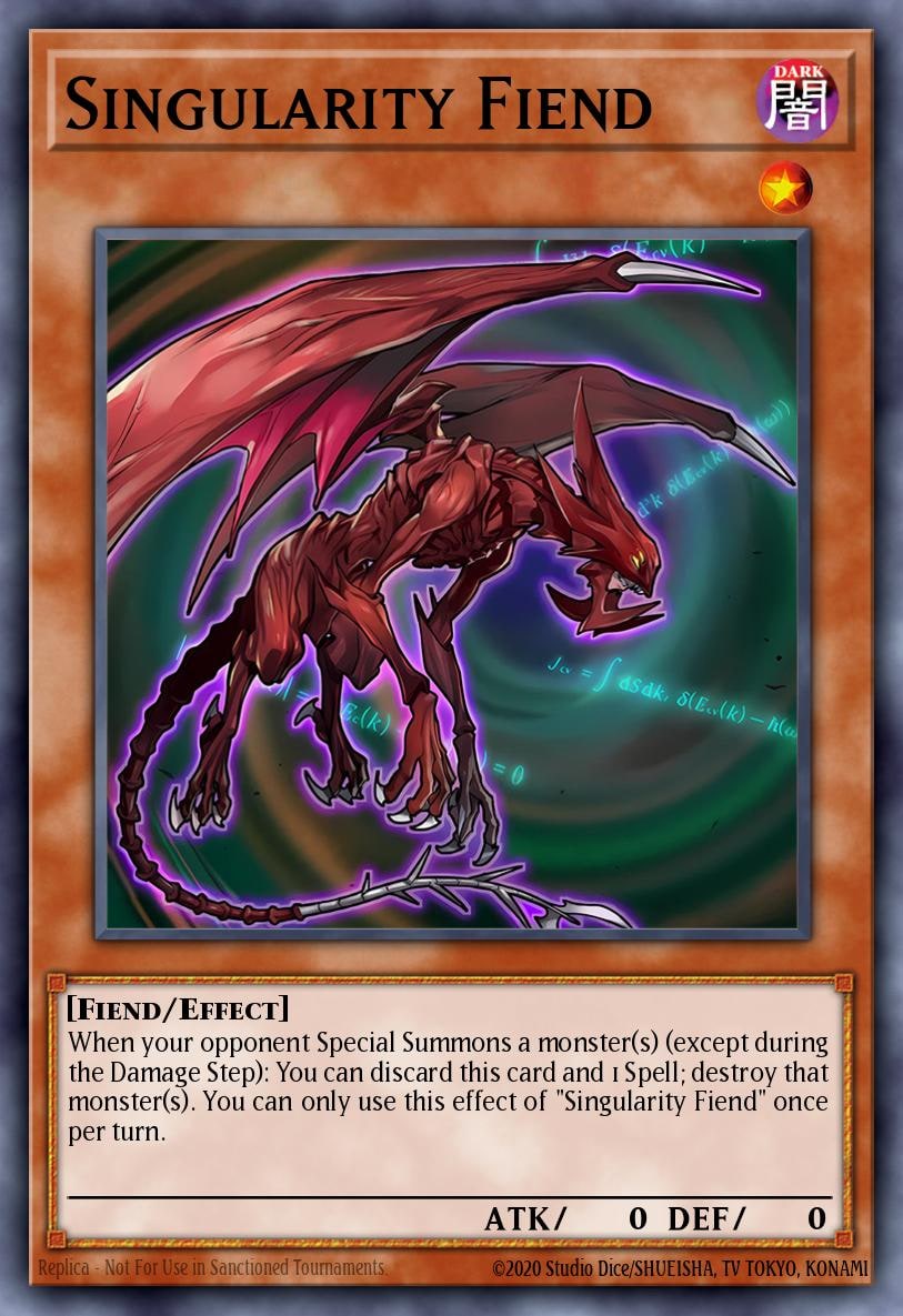 Singularity Fiend, Maze of the Master MZTM-EN042