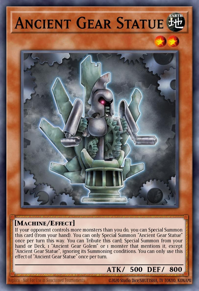 Ancient Gear Statue, Maze of the Master MZTM-EN045