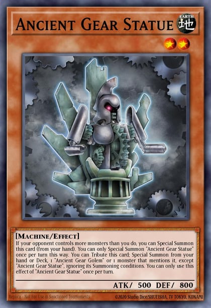Ancient Gear Statue, Maze of the Master MZTM-EN045