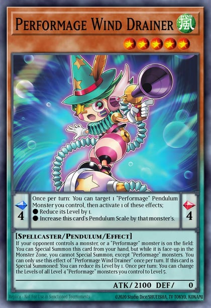 Performage Wind Drainer, Maze of the Master MZTM-EN051