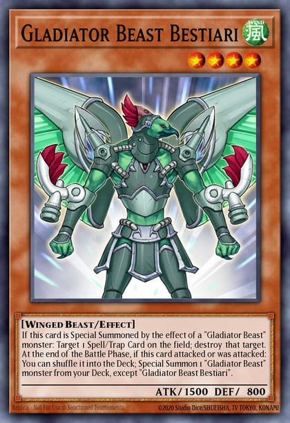 Gladiator Beast Bestiari, Maze of the Master MZTM-EN066