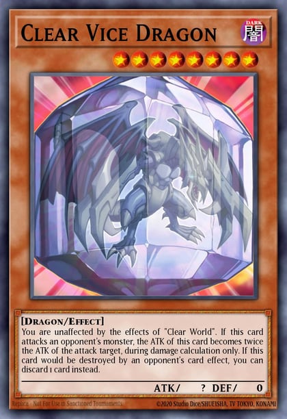 Clear Vice Dragon, Maze of the Master MZTM-EN071
